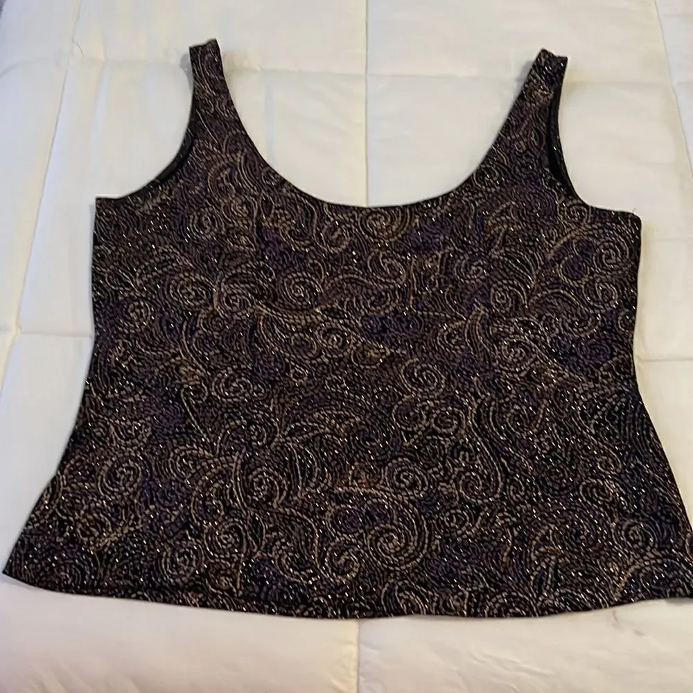 Alex Evenings Petite XL Camisole And Matching Jacket 2 Pieces Set Satin Trim